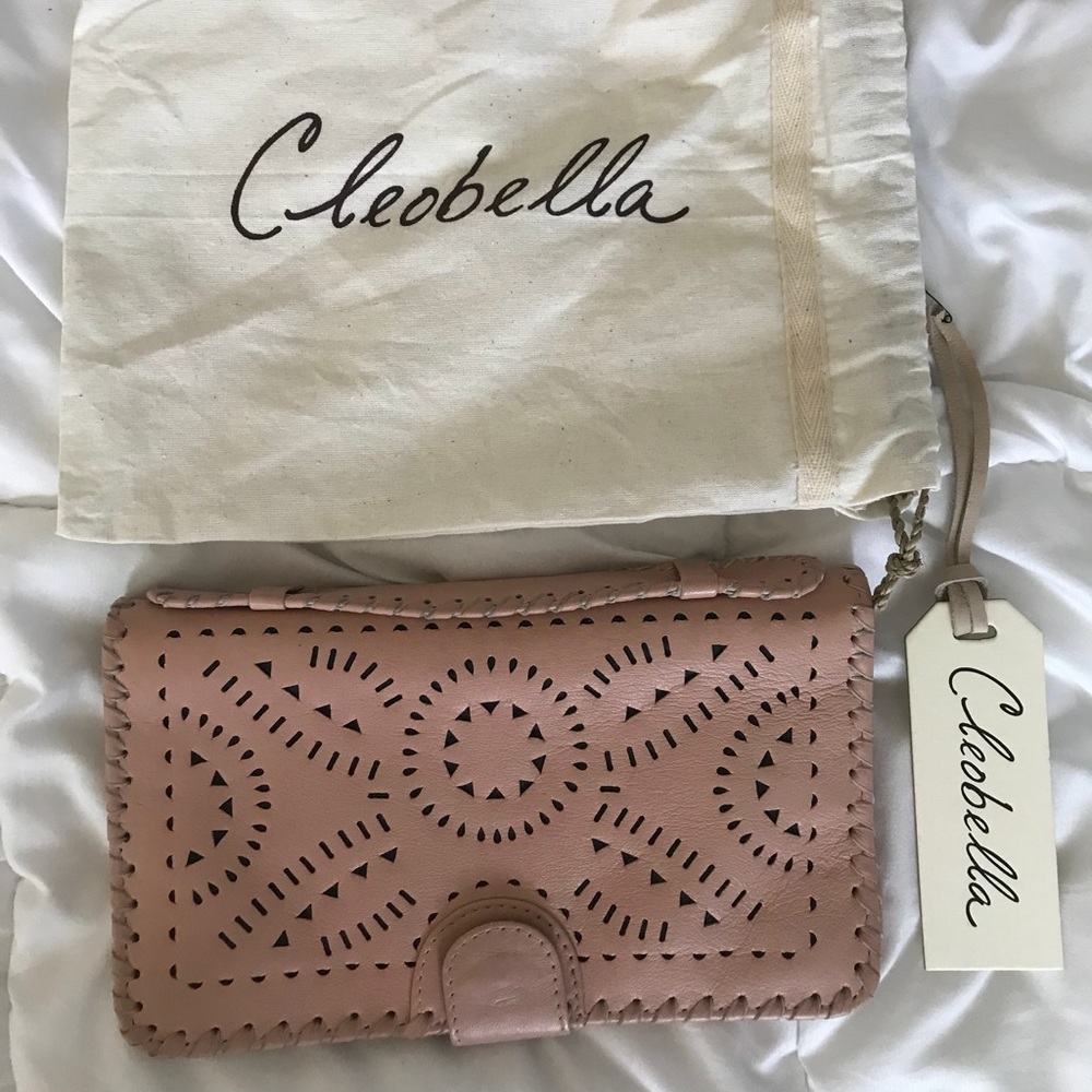 Cleobella Mexican Soft Clutch Blush
